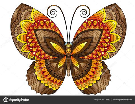 Mariposa Decorativa Colores Brillantes Imagen Para ...
