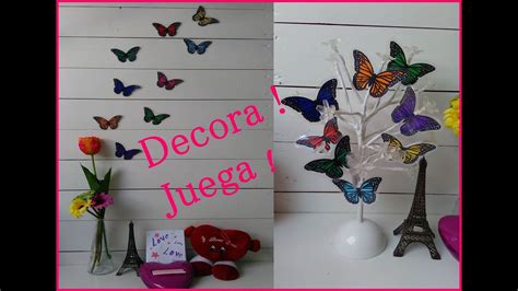 Mariposa decorativas  Manualidades DIY   YouTube