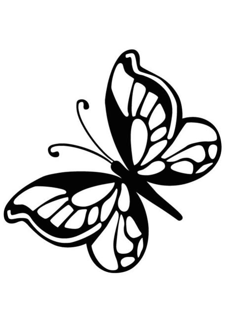 Mariposas Grandes para Colorear e Imprimir | Dibujos de ...