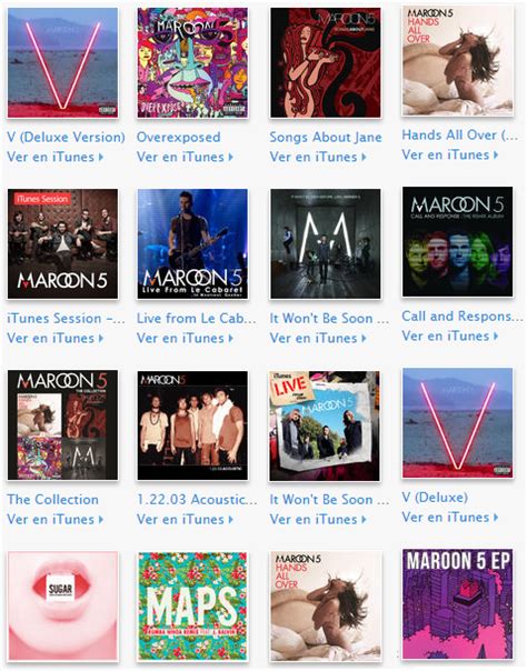 MAROON 5   Discografía / Discography  2015  [MEGA] 12 CDs ...