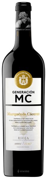 Marqués de Cáceres Generacion MC | Vivino