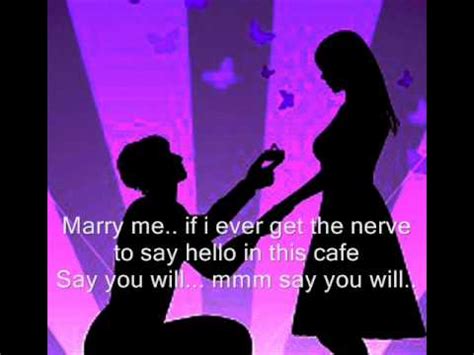 Marry Me by Train lyrics  Official song    YouTube