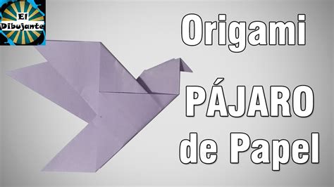 Más Nuevo Para Como Hacer Un Pajaro De Papel Origami Paso A Paso ...