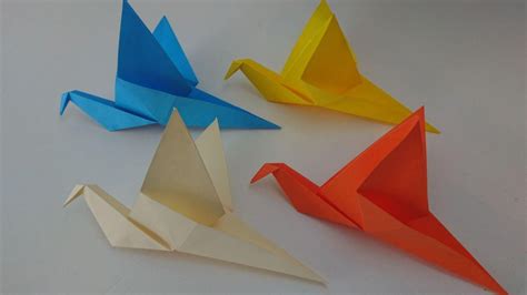 Más Nuevo Para Como Hacer Un Pajaro De Papel Origami Paso A Paso ...