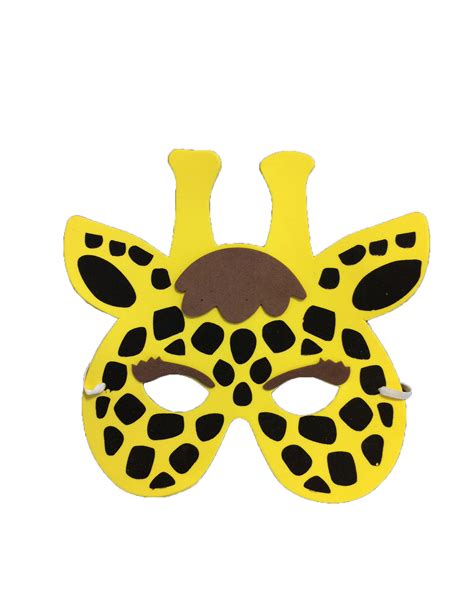 Máscara de jirafa niño o niña
