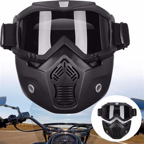 Máscara Goggle Outlaw Para Casco Moto Chopper, Rzr ...