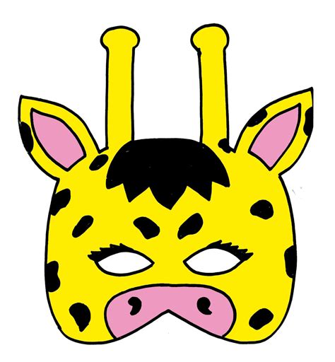 Mascaras de jirafas para imprimir   Imagui