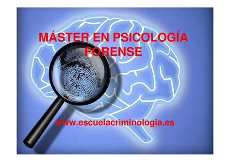 Máster en Psicología Forense – Blog de Escuela Internacional de ...