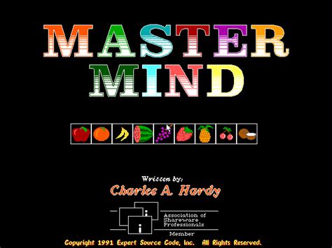 Master Mind  1991  MS DOS game