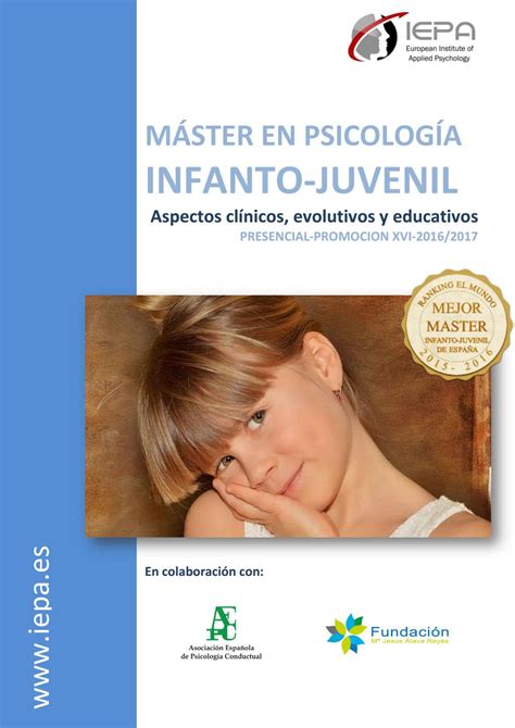 Master psicologia infanto juvenil presencial nuevo by IEPA   Issuu