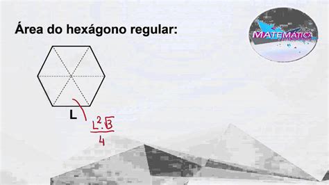 Matemática: Área do hexágono regular   ENEM   YouTube