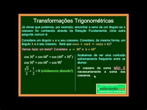 Matemática   Aula 80   Trigonometria   Fórmulas ...