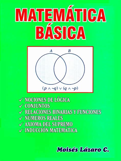 Matemática Básica – Moisés Lázaro Carrión | LibrosVirtual