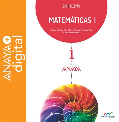 Matemáticas 1. Bachillerato. Anaya + Digital | Libro ...