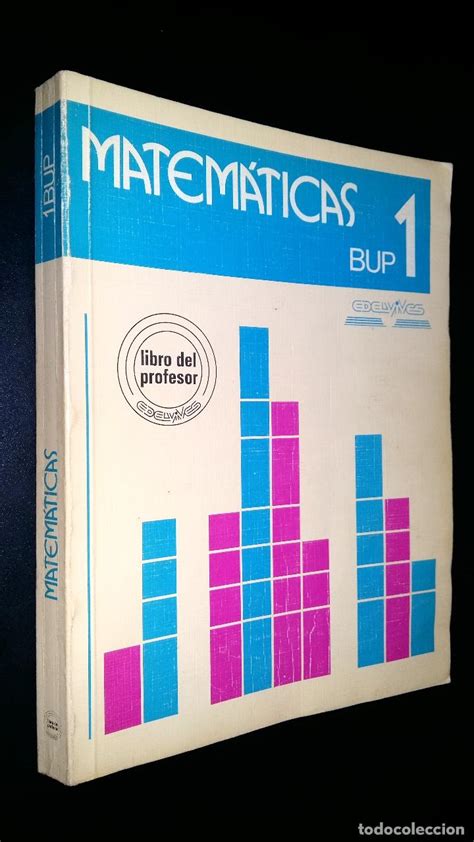 Matematicas bup 1 / libro del profesor / edelvi   Vendido ...