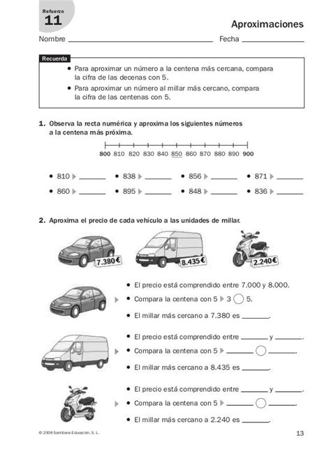 Matematicas refuerzo y ampliacion Santillana | Simple math ...