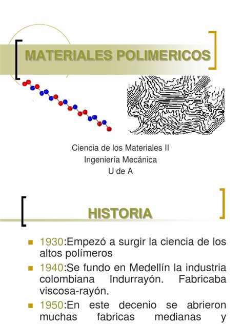 MATERIALES POLIMERICOS[1] | Elastómero | Polímeros