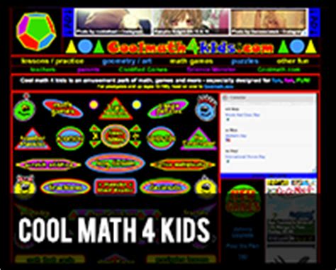 Math Websites for Students   Chesteriscool.com