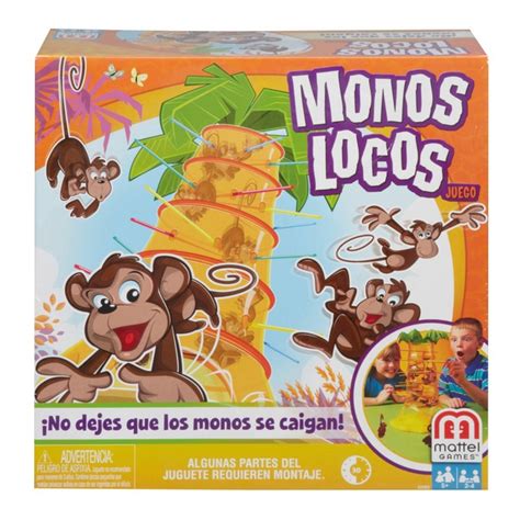 Mattel Games Monos Locos, juegos de mesa para niños · Juguetes · Hipercor