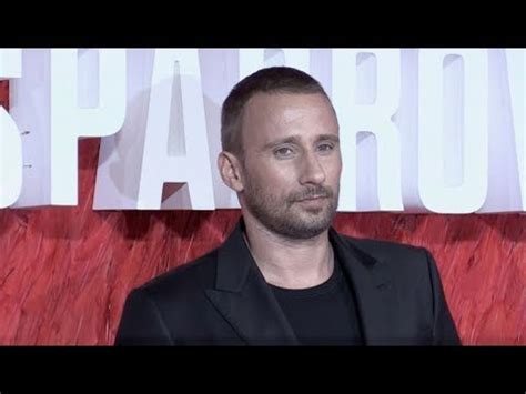 Matthias Schoenaerts on the red carpet premiere of Red Sparrow in ...