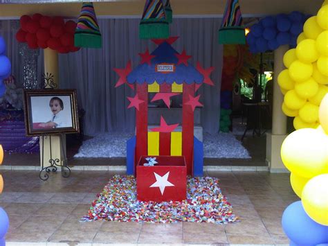 Mauricio Events: Cumpleaños Infantil Decoración Estilo Circo