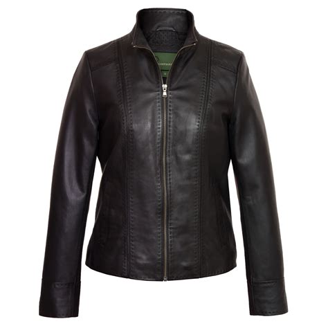 May: Women s Black Leather Jacket | Hidepark Leather