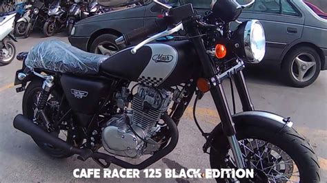 MBL Mash Cafe Racer 125 Black Edition   YouTube