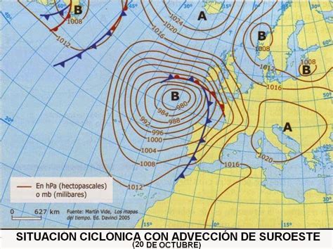 Me gustan las Sociales: Comentario de un Mapa del tiempo ...