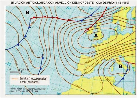 Me gustan las Sociales: Comentario de un Mapa del tiempo ...