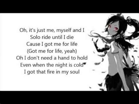 Me, Myself, and I ~ Nightcore ~ Lyrics   YouTube