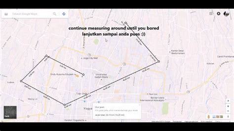 Measuring Distance on Google Maps