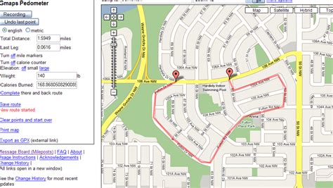 Measuring distances for your running route » unitstep.net