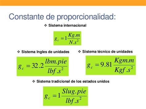 Mecánica de fluidos sistema de unidades