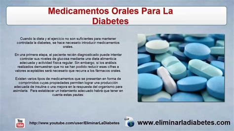Medicamentos Orales Para La Diabetes | Tratamiento De La ...