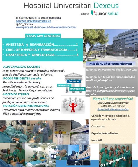 Médicos Internos Residentes | Hospital Universitari Dexeus   Grupo ...