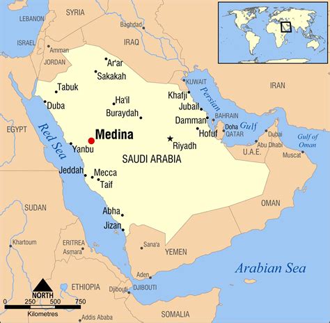 Medina Arabia Saudita mapa   Plano de medina Arabia ...