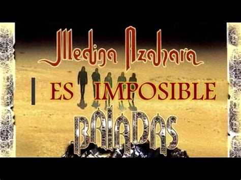 Medina Azahara Es Imposible letra YouTube