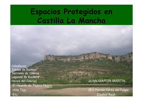Medio Ambiente. Espacios Naturales Protegidos en Castilla ...
