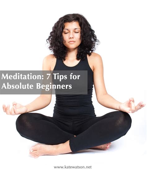 Meditation for Beginners » KateWatson.net