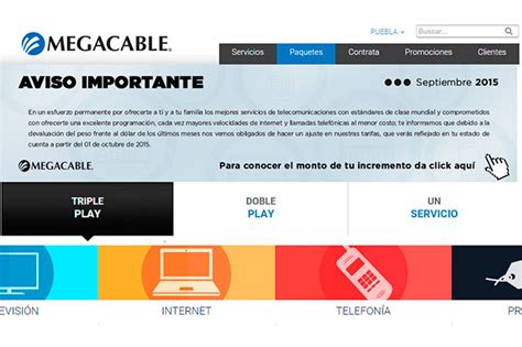 Megacable aumenta sus tarifas desde este 1 de octubre | e consulta.com 2019