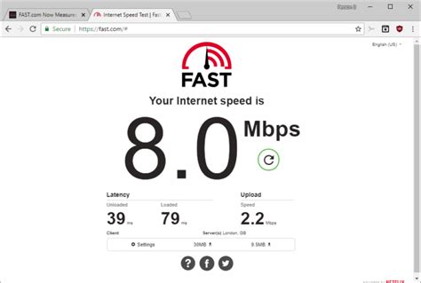Mejora la prueba de velocidad de Internet Fast.com de Netflix Vip Replica