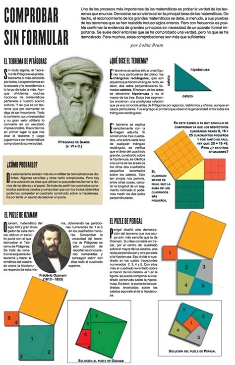 Mejores 15 imágenes de Teorema de Pitágoras en Pinterest | Teorema de ...