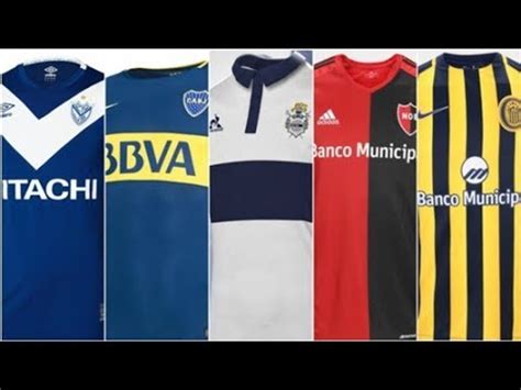 Mejores camisetas del futbol Argentino 2017/18   YouTube