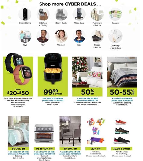 Mejores ofertas de Kohl s Cyber Monday 2022  +  FOLLETO