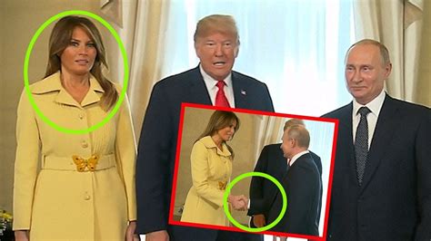 Melania Trump looking horrified after shaking hands with ...