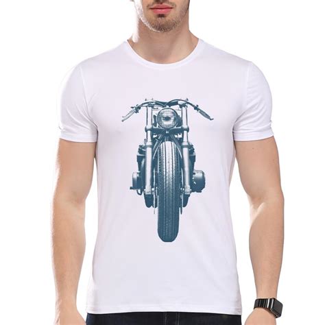 Men Clothing Tees Cheap Men S Vintage Motorcycle Print T ...