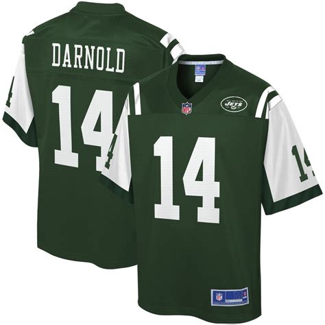 Men s New York Jets Sam Darnold NFL Pro Line Green Player ...