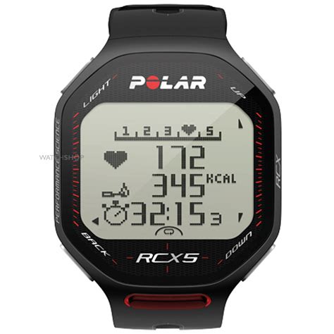 Men s Polar Performance RCX5 GPS Heart Rate Monitor Alarm ...