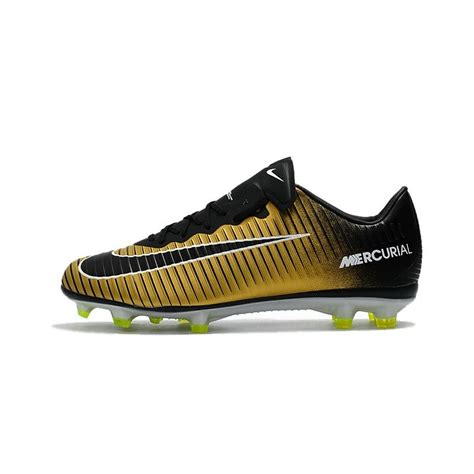 Mens 2017 Nike Mercurial Vapor 11 FG Football Boots Yellow ...