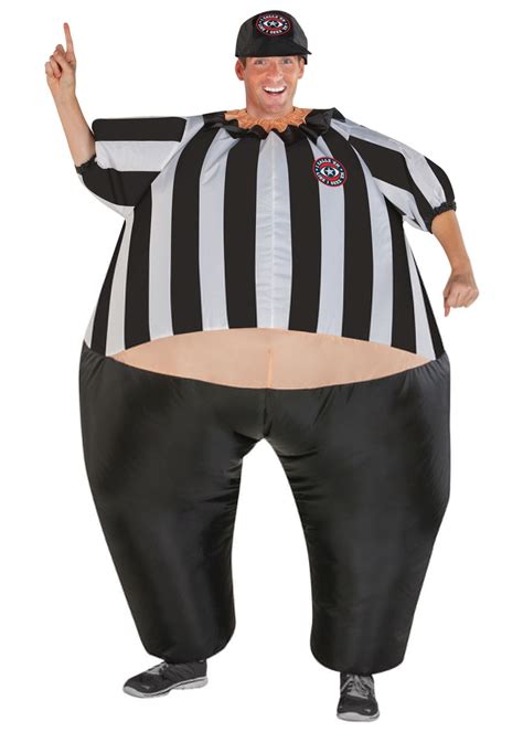 Mens Inflatable Referee Costume   Funny Costumes